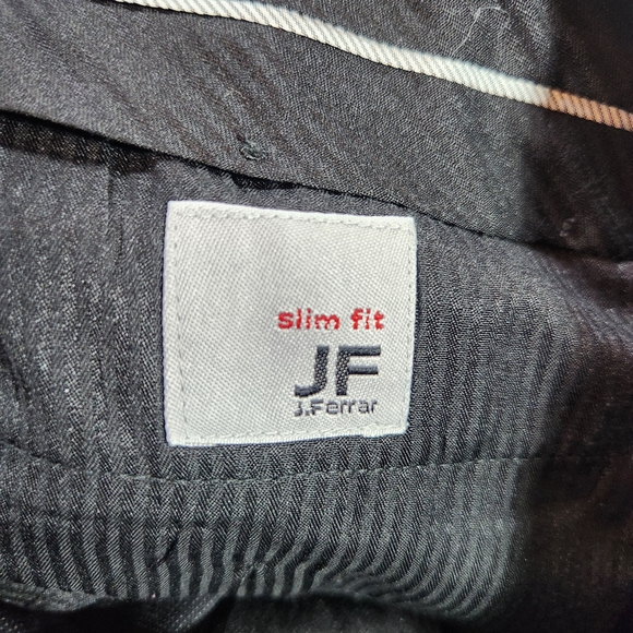 J Ferrar Elegant Men's 34x34 Navy Blue Dress Pants Slacks - Picture 3 of 9